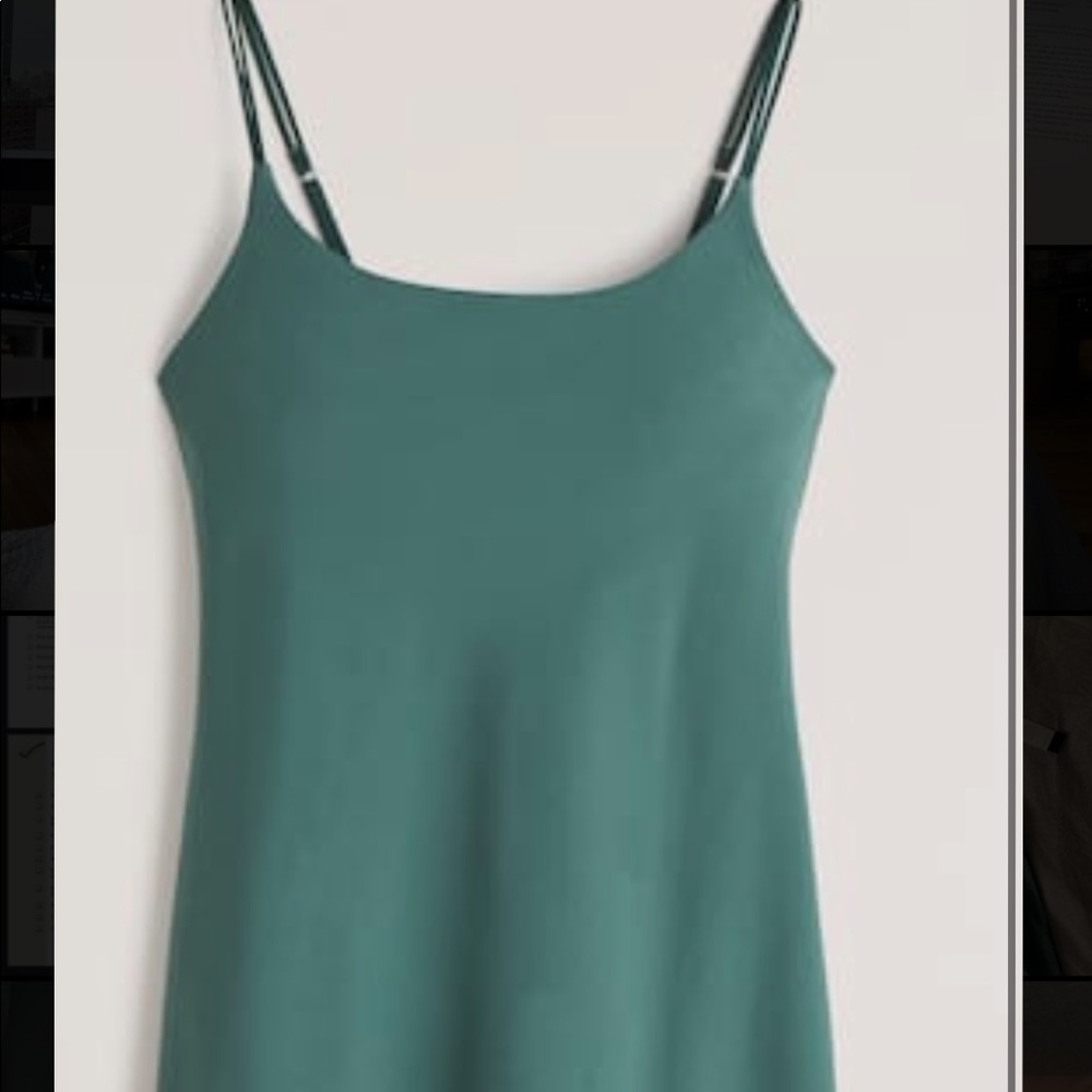 NWT Green Abercrombie Exercise Dress XS